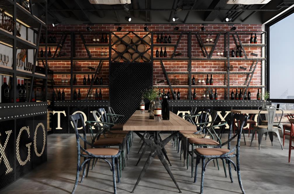 工業(yè)風(fēng)酒吧